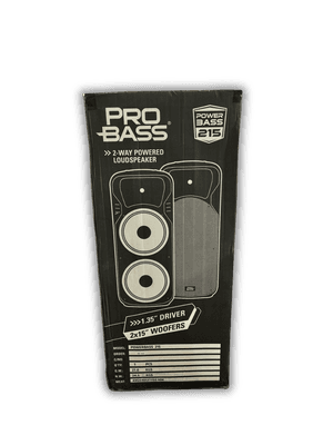 Powerbass 215 - Caja Amplificada 2x15 pulgadas
